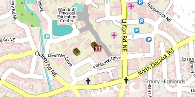 Stadtplan Emory University