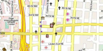 Fox Theatre  Stadtplan