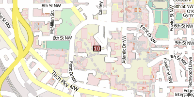 Stadtplan Georgia Institute of Technology