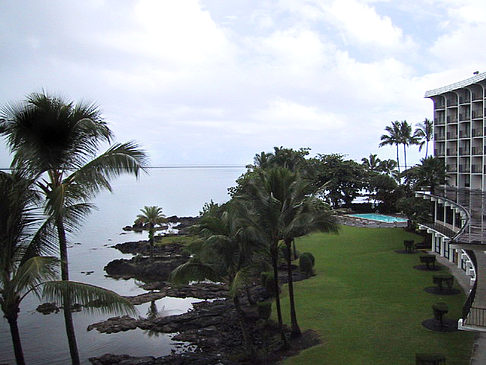 Foto Ausblick aus Hotel auf Hawaii