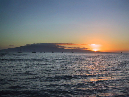 Sonnenuntergang auf Maui Fotos