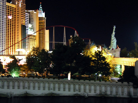 Las Vegas bei Nacht Foto 