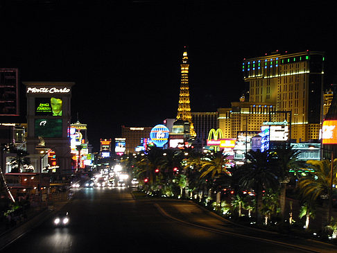 Las Vegas bei Nacht Foto 