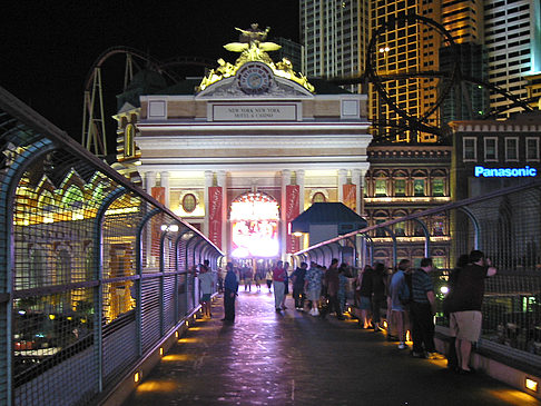 Las Vegas bei Nacht Foto 